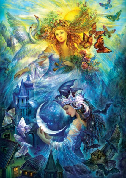 Gündüz ve Gece Prensesleri 1000 Parça Puzzle fiyatları