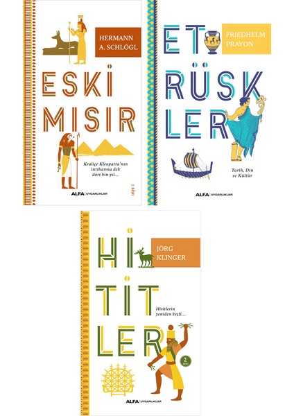 Eski Mısır - Etrüskler - Hititler 3 Kitap Set