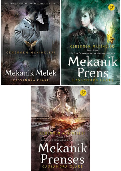Mekanik Melek - Mekanik Prens - Mekanik Prenses - Cassandra Clare - 3 Kitap Set