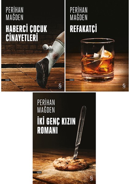 Haberci Çocuk Cinayetleri - Refakatçi - İki Genç Kızın Romanı - 3 Kitap - Perihan Mağden