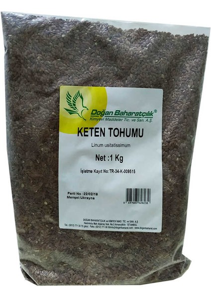 Doğal Tane Keten Tohumu 1000 gr Paket fırsatları