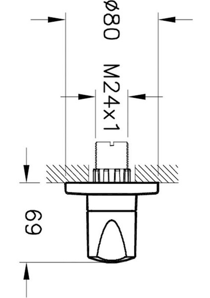 Apollo Stop Valf Set (Sıva Altı A41441+SIVA Üstü A41443)