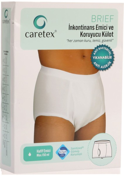 Brief Erkek Inkontinans Külodu Orta Emici Max.100ml S