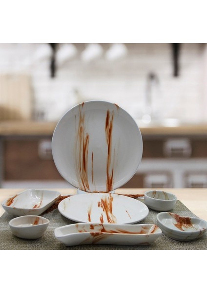 Karamel El Dekoru 19 Parça Kahvaltı Takımı modelleri