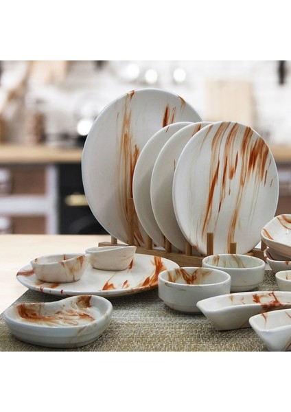 Karamel El Dekoru 19 Parça Kahvaltı Takımı indirimleri