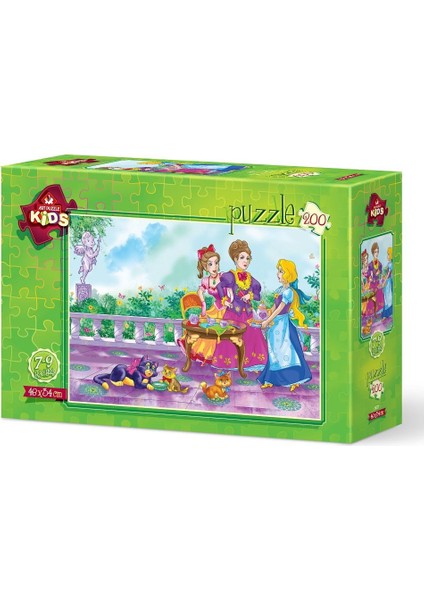 Art Çocuk Puzzle Hizmetçi Prenses 200 Parça Puzzle