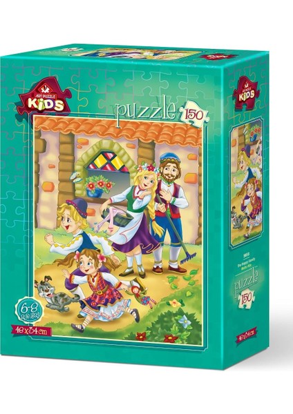 Art Çocuk Puzzle Mutlu Aile 150 Parça Puzzle