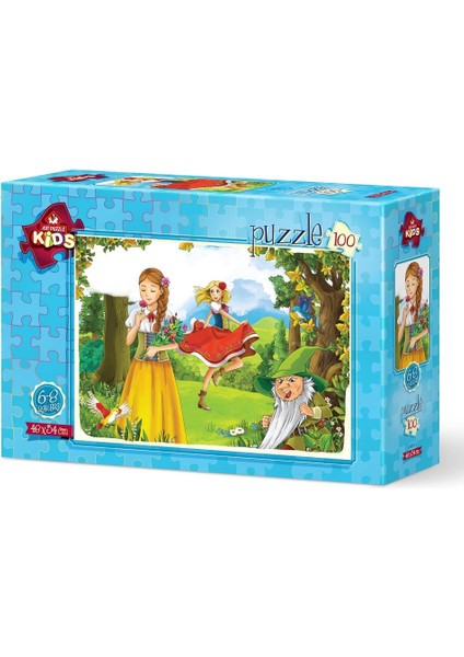 Art Çocuk Puzzle Masal Gülü 100 Parça Puzzle