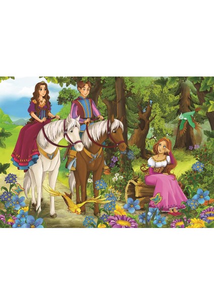 Art Çocuk Puzzle Prensesin Hayali 2X100 Parça Puzzle