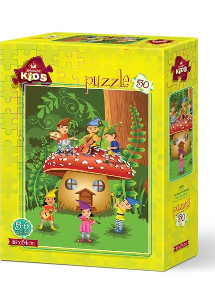 Art Çocuk Puzzle Cüce Orkestrası 50 Parça Puzzle