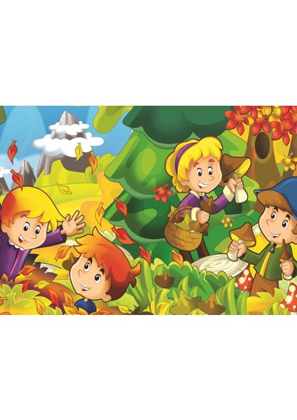 Art Çocuk Puzzle Sonbahar-Ilkbahar 24+35 Parça Puzzle