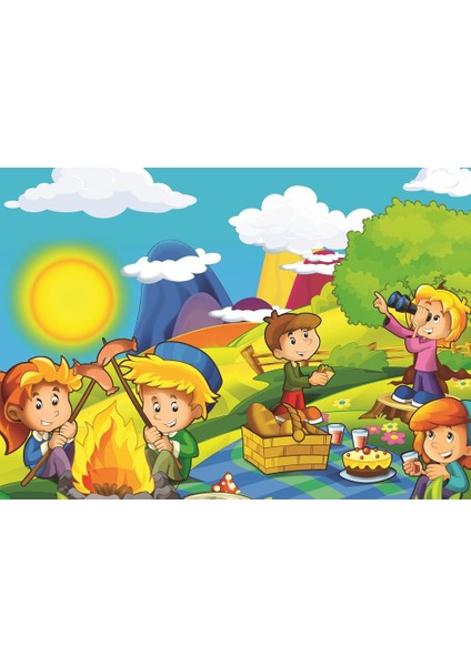 Art Çocuk Puzzle Sonbahar-Ilkbahar 24+35 Parça Puzzle