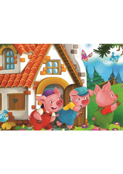 Art Çocuk Puzzle Aç Kurt 24+35 Parça Puzzle