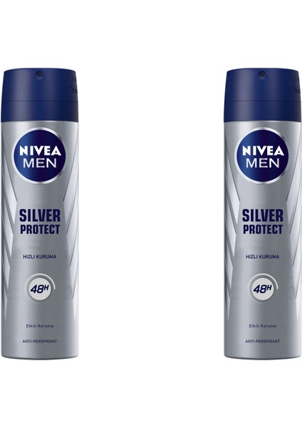 Men Deodorant Silver Protect 2li
