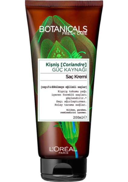 Loreal Botanicals Fresh Care Saç Kremi Kişniş Güç Kaynağı 200ML