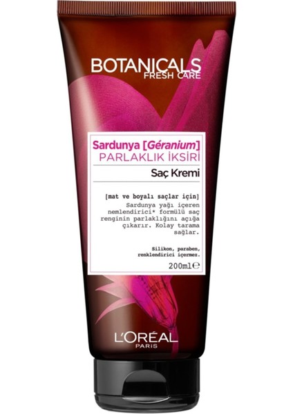 Loreal Botanicals Fresh Care Saç Kremi Sardunya Parlaklık Iksiri 200ML