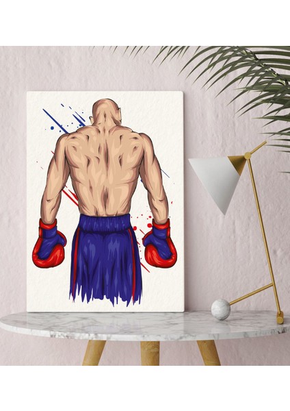 Bk Gift Boksör Tasarımlı Kanvas Tablo 30X50CM-3