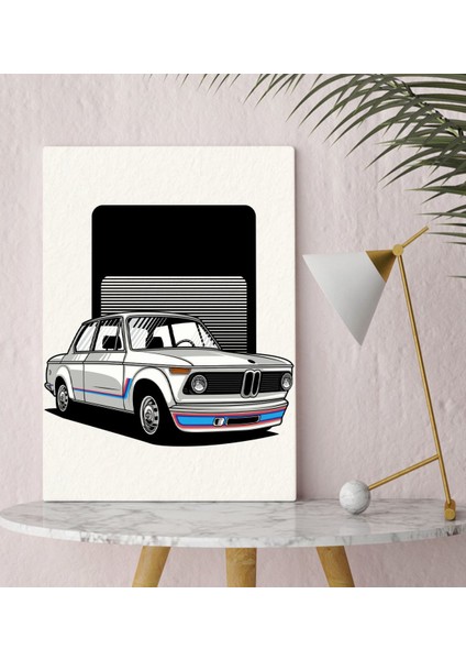 Bk Gift Klasik Araç Tasarımlı Kanvas Tablo 30X50CM-5