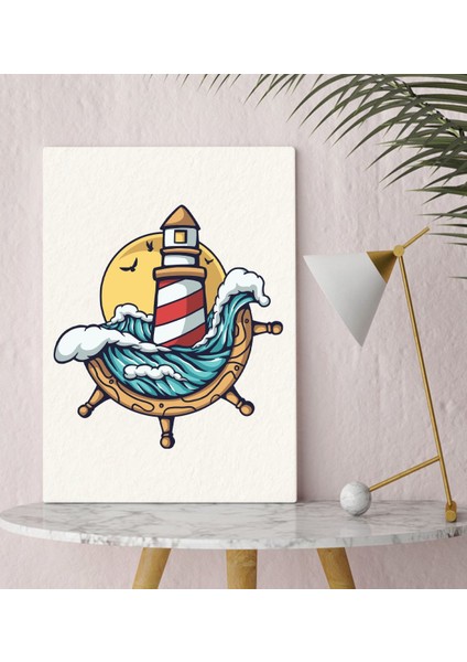 Bk Gift Dümen Tasarımlı Kanvas Tablo 30X50CM-1