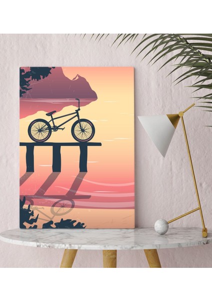 Bk Gift Bisiklet Tasarımlı Kanvas Tablo 30X50CM-2