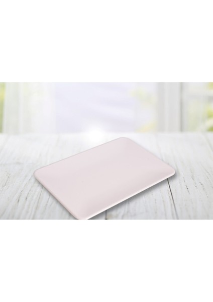 2 Li Kayık Kare Sıera 31*21 cm Mat Transparan Beyaz 021 A