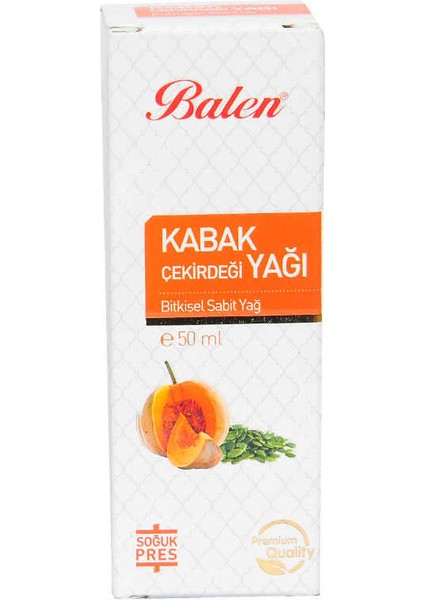 Kabak Çekirdeği Yağı 50 ml