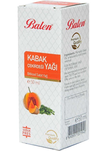 Kabak Çekirdeği Yağı 50 ml