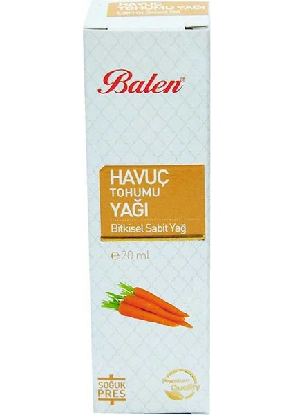 Havuç Tohumu Yağı 20 ml