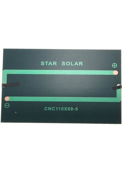 1.5 V 500 Ma Güneş Paneli - Solar Panel 110X70 mm