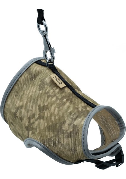 Havalı Ped Göğüs Tasma Seti 25*30 cm + 110 cm Kamuflaj Açık