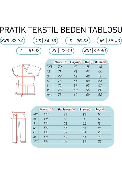 Teryflex Likralı Yarasa Kol Doktor&hemşire Forması Mor Takım Xxs indirimleri