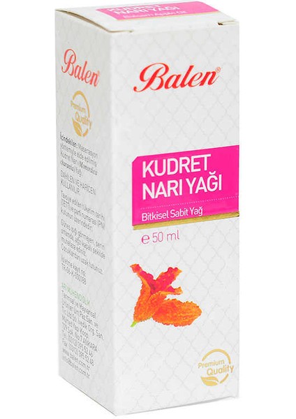 Kudret Narı Yağı 50 ml