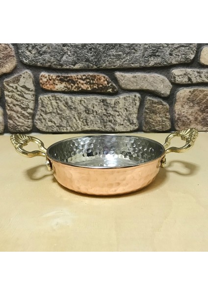 Dövme Bakır Tava 15 cm