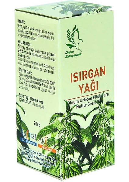 Isırgan Yağı 20 cc