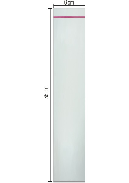 6*35 Bantlı Opp Parlak Jelatin 1000 Adet