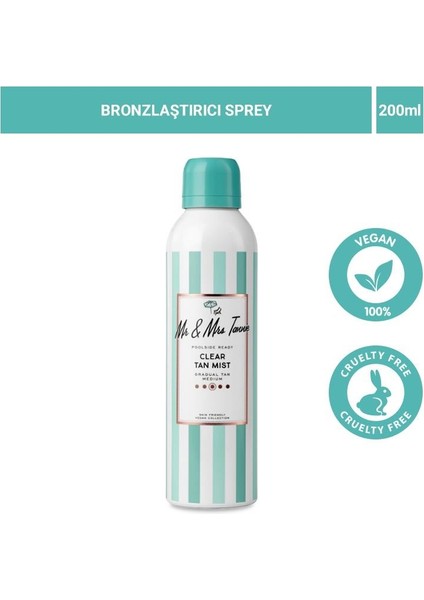 Mr & Mrs Tannie Bronzlaştırıcı Sprey 200 ml