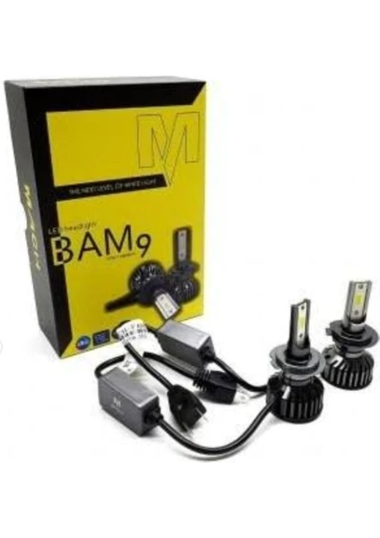 Bam9 H7 Beyaz Led Xenon Far Ampul Şimşek Etkili