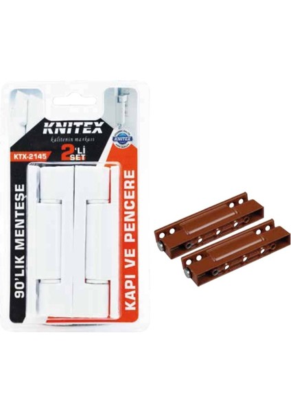 Menteşe Kapı ve Pencere 90 mm Kahverengi Vakumlu KTX2722