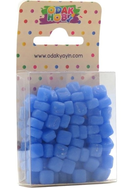 Mozaik Taşı 6x6 mm 150 Adet Mavi