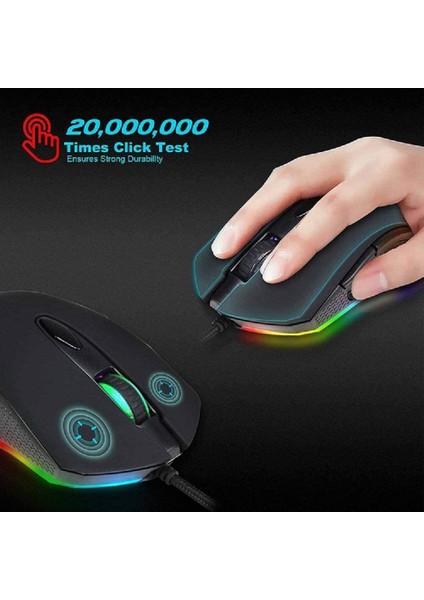 S500 Rgb Kablolu Mouse 4800 Dpı