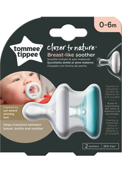 Tommee Tippee 2x Breastlike Emzik 0-6 Ay