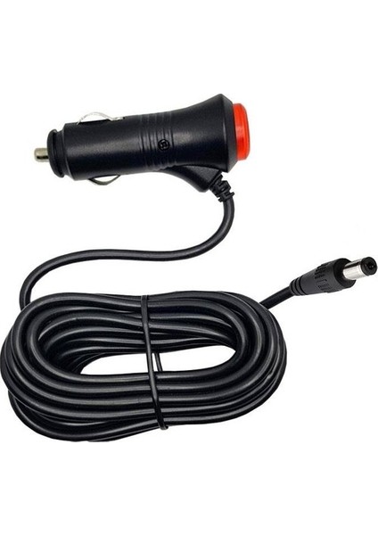 -12V3 12 Volt 5 Amper Çakmak Standart U. 5.5x2.5 12 Volt 3 Metre Kablolu Çakmak Adaptörü