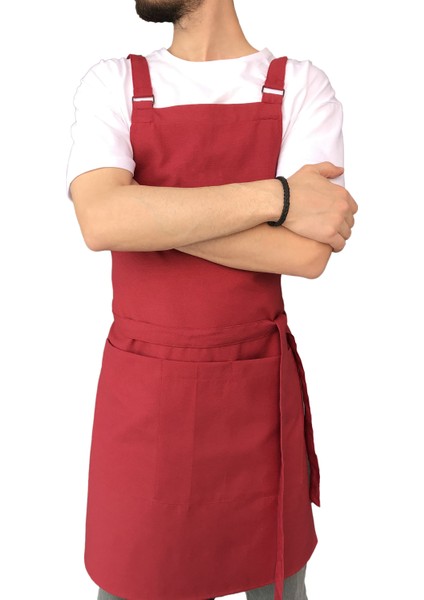 Cafe Pastacı Şef Tasarım Önlük Çok Amaçlı Mutfak Önlüğü