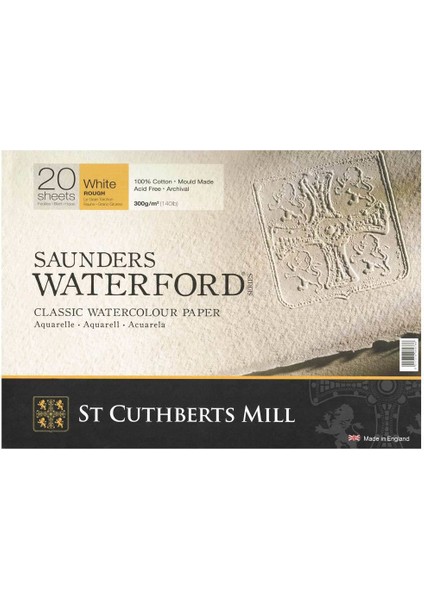 Saunders Waterford Series Rough Suluboya Blok 23 x 31 cm 300 gr 20 Yaprak
