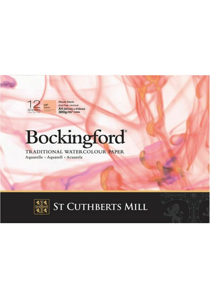 Bockingford Hot Press Suluboya Blok A4 300 gr 12 Yaprak fiyatları