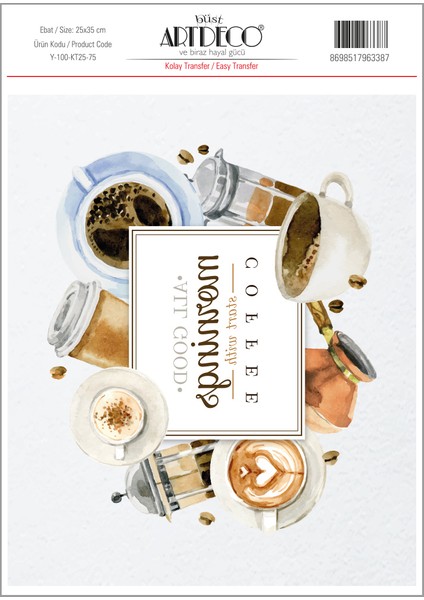 Kolay Transfer 25 x 35 cm Desen No:75