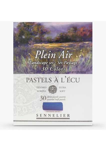 Soft Pastel Landscape Seti 30'lu Yarım Boy