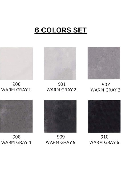 Clean Color Real Brush 6'lı Warm Grey Set fiyatları