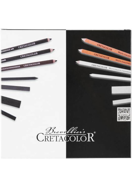 Black & White Bo x Drawing Set 25 Parça