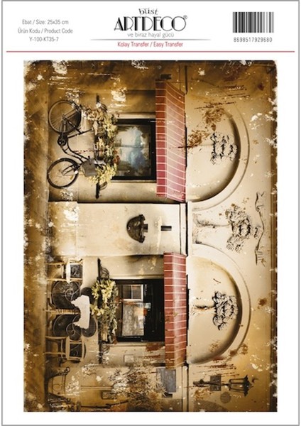 Kolay Transfer 35 x 50 cm Desen No:7